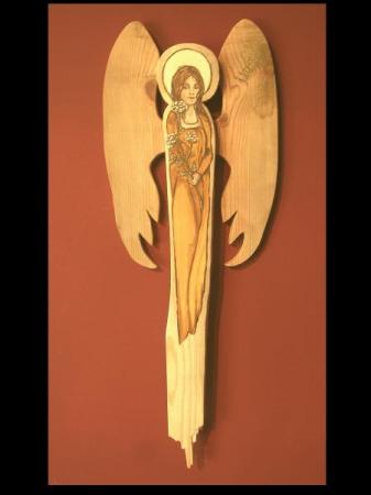 malarstwo na drewnie - anioł 22.jpg