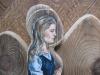 malarstwo na drewnie - anioł 13 b.jpg
