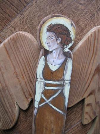 malarstwo na drewnie - anioł 12 a.jpg